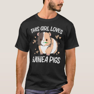 Cavia voor meisjes Kinder wieltjes T-shirt