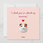 cavia voor valentijn feestdagenkaart (Achterkant)