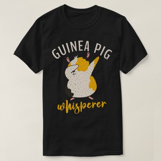 Cavia Whisperer Cute Guinee Premium T-shirt (Design voorkant)