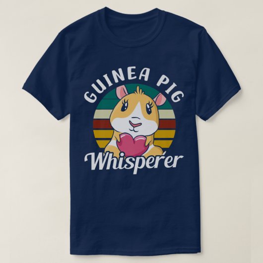 Cavia Whisperer Cute Lover Pet Animal Premium T-shirt (Design voorkant)