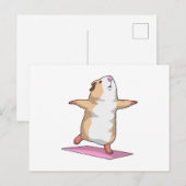 Cavia Yoga Meditatie Fitness Briefkaart (Voorkant / Achterkant)