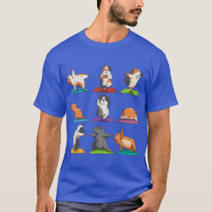 Cavia Yoga Positie Workout Cadeau grappig T-shirt