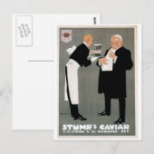 Caviar Fish  Food and Art van Stuhr Briefkaart (Voorkant / Achterkant)