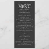 Caviar Gray Menu (Voorkant)