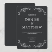 Caviar Grijs Kaart (Voorkant / Achterkant)