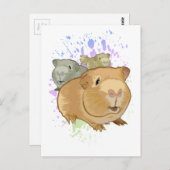 Cavia's Briefkaart (Voorkant / Achterkant)