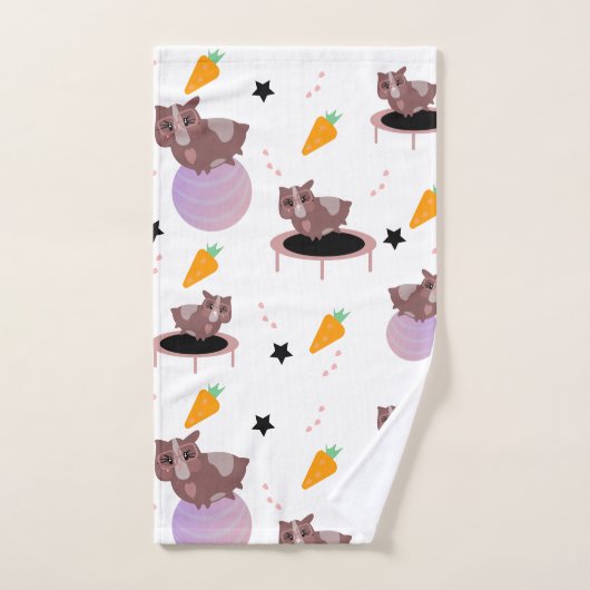 Cavia's die gebruik maken van de ziekte bad handdoek (Handdoek)