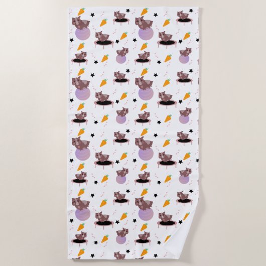 Cavia's die gebruik maken van de ziekte strandlaken (Voorkant)