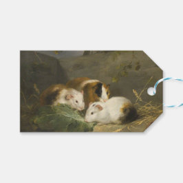 Cavia's (door George Morland) Cadeaulabel