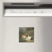 Cavia's (door George Morland) Magneet (Insitu (Vaatwasser))