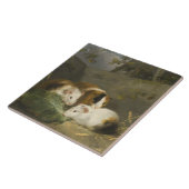 Cavia's (door George Morland) Tegeltje (Zijkant)