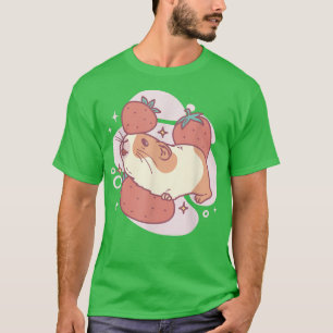 Cavia's en aardbeien, aardbeienRodent Pet T-shirt
