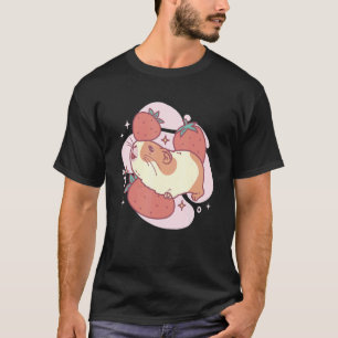 Cavia's en aardbeien, aardbeienRodent Pet T-shirt