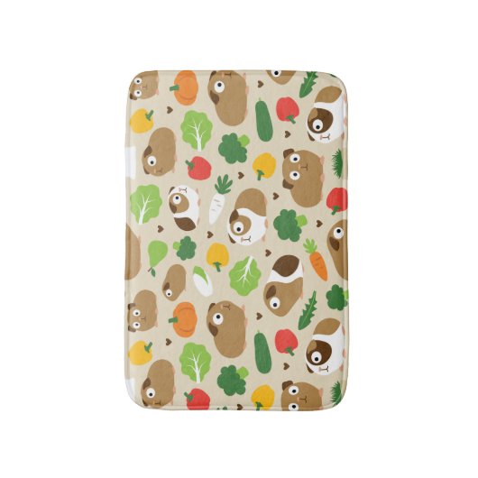 Cavia's en hun behandelingen badmat (Voorkant Verticaal)