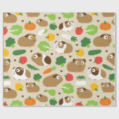 Cavia's en hun behandelingen cadeaupapier (Vlak)