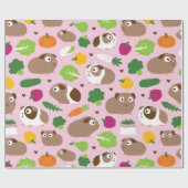 Cavia's en hun behandelingen cadeaupapier (Vlak)