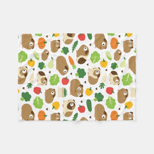 Cavia's en hun behandelingen fleece deken (Voorkant (Horizontaal))