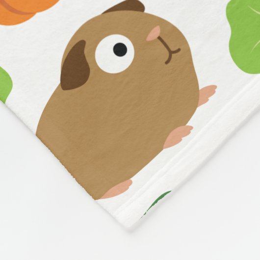 Cavia's en hun behandelingen fleece deken (Hoek)