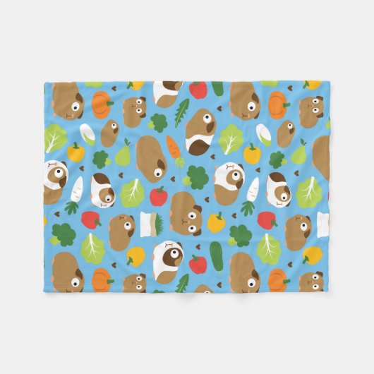 Cavia's en hun behandelingen fleece deken (Voorkant (Horizontaal))