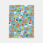 Cavia's en hun behandelingen fleece deken (Voorkant)