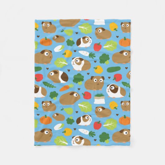 Cavia's en hun behandelingen fleece deken (Voorkant)