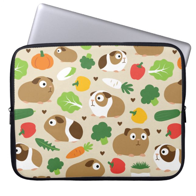 Cavia's en hun behandelingen laptop sleeve (Voorkant)