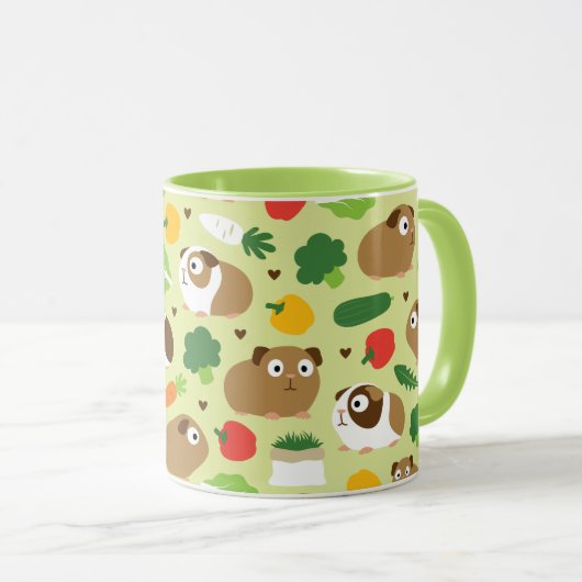 Cavia's en hun behandelingen mok (Voorkant rechts)