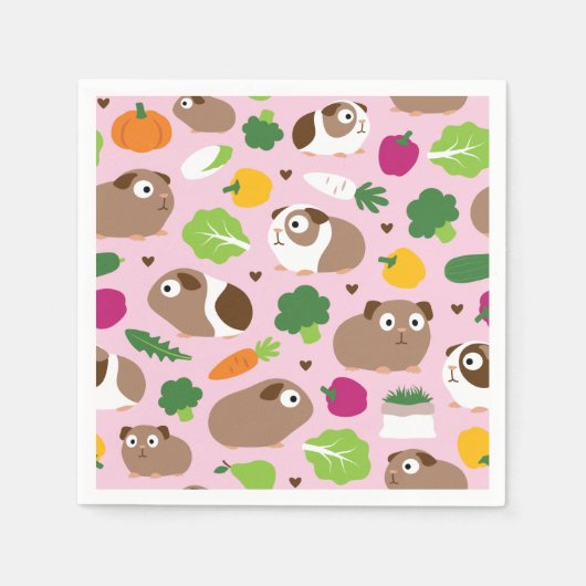 Cavia's en hun behandelingen servet (Voorkant)