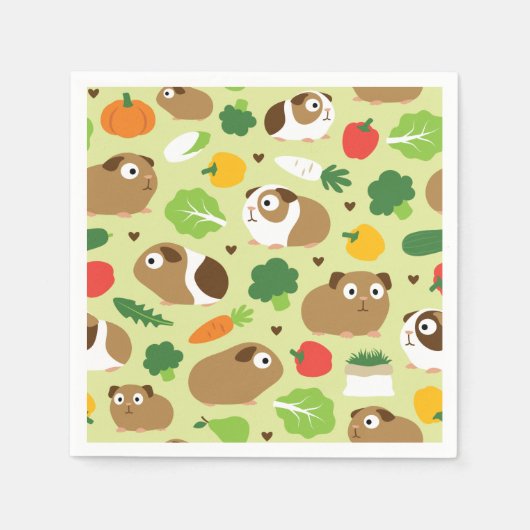 Cavia's en hun behandelingen servet (Voorkant)