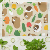 Cavia's en hun behandelingen theedoek (Gevouwen)