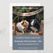 Cavia's en Kerstboom Kaart (Voorkant / Achterkant)