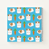 Cavia's en wortelen gepersonaliseerd notitieboek (Achterkant)