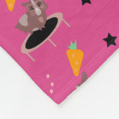 Cavia's Fitness Grappig Ontwerp Fleece Deken (Hoek)