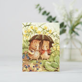 Cavia's gaan winkelen door Beatrix Potter Briefkaart (Staand voorkant)