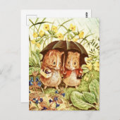 Cavia's gaan winkelen door Beatrix Potter Briefkaart (Voorkant / Achterkant)