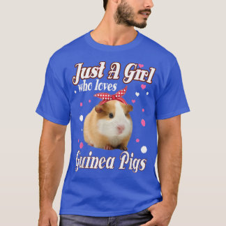 Cavia's Gewoon Een Meisje Dat Van Liefheeft  T-shirt