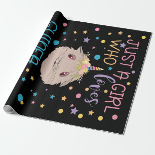 Cavia's Gewoon een meisje die houdt van cavia's Cadeaupapier