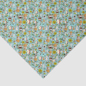 Cavia's in blauw tissuepapier (Detail)