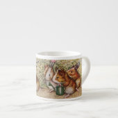 Cavia's in de tuinzaaigoed espresso kop (Voorkant rechts)