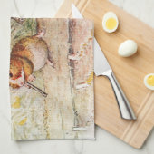 Cavia's in de tuinzaaigoed theedoek (Quarter Fold)