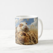 Cavia's in een Wheatfield Coffee Mok (Voorkant rechts)