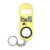 Cavia's Is Het Woord, Flesopener Sleutelhanger Mini Flessenopener (Voorkant)