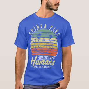Cavia's maken me blij Mensen maken mijn hoofd pijn T-shirt