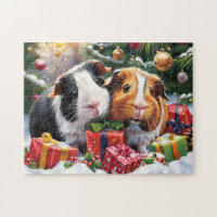 Cavia's met kerstcadeaus