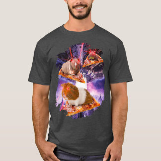 Cavia's met laserogen I-laserknaagruimte T-shirt