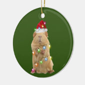 Cavia's met Pet kerst Keramisch Ornament (Links)
