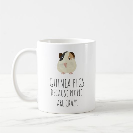 Cavia's omdat mensen gestoorde koffie Mok zijn (Links)