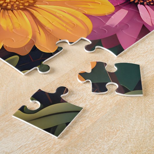 Cavia's onder wilde bloemen legpuzzel (Zijkant)