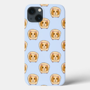 Cavia's op blauw. Case-Mate iPhone case