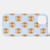 Cavia's op blauw. Case-Mate iPhone case (Achterkant (horizontaal))